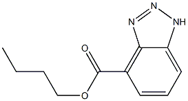 1H-Benzotriazole-4-carboxylic acid butyl ester Struktur