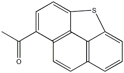 3-Acetylphenanthro[4,5-bcd]thiophene Struktur