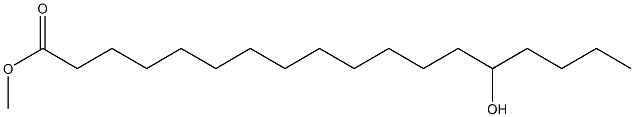 14-Hydroxyoctadecanoic acid methyl ester Struktur