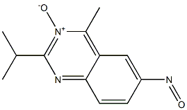 2-Isopropyl-4-methyl-6-nitrosoquinazoline 3-oxide Struktur