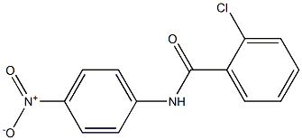 o-Chloro-N-(p-nitrophenyl)benzamide Struktur