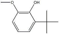 2-tert-Butyl-6-methoxyphenol Struktur