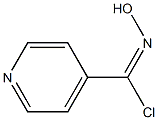 N-(4-Pyridylchloromethylene)hydroxylamine Struktur