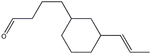 4-[3-(1-Propenyl)cyclohexyl]butanal Struktur