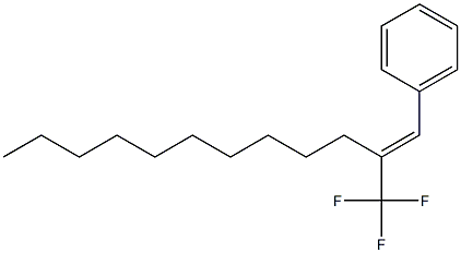 (E)-1,1,1-Trifluoro-2-benzylidenedodecane Struktur