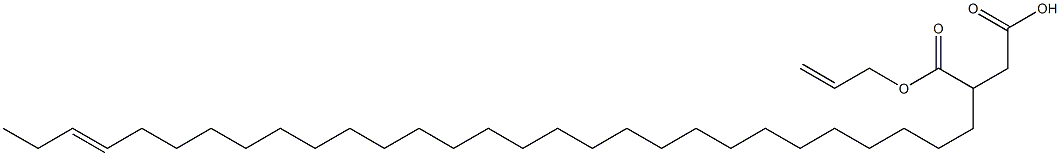 3-(26-Nonacosenyl)succinic acid 1-hydrogen 4-allyl ester Struktur