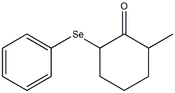 2-Methyl-6-phenylselenocyclohexanone Struktur