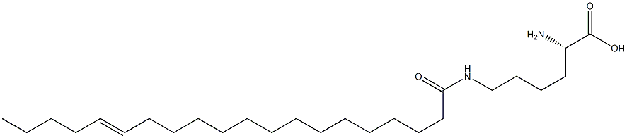 N6-(15-Icosenoyl)lysine Struktur