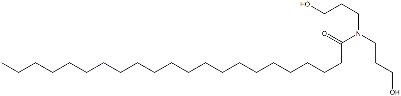 N,N-Bis(3-hydroxypropyl)docosanamide Struktur