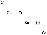 Pentachromium tin Struktur