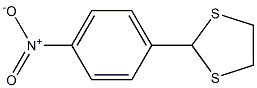 4-Nitrobenzaldehyde ethane-1,2-diyl dithioacetal Struktur