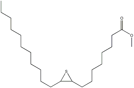 9,10-Epithiohenicosanoic acid methyl ester Struktur