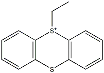 5-Ethylthianthren-5-ium Struktur