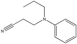 N-Propyl-N-(2-cyanoethyl)aniline Struktur