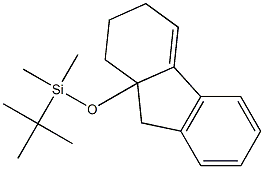 9a-(tert-Butyldimethylsilyloxy)-2,3,9,9a-tetrahydro-1H-fluorene Struktur