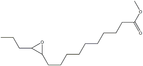 11,12-Epoxypentadecanoic acid methyl ester Struktur