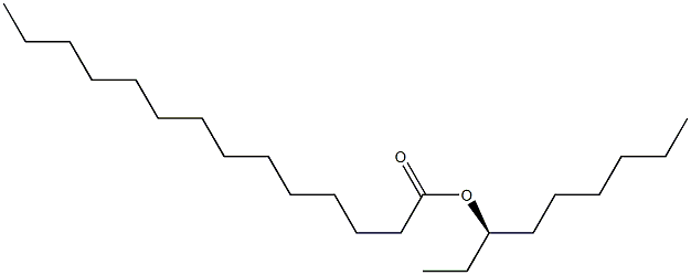 (+)-Myristic acid [(R)-nonane-3-yl] ester Struktur