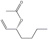 [R,(+)]-1-Heptene-3-ol acetate Struktur