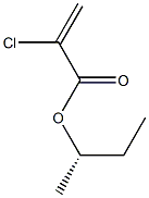 (+)-2-Chloroacrylic acid (S)-sec-butyl ester Struktur