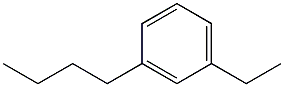 1-Ethyl-3-butylbenzene Struktur