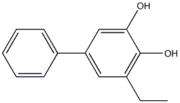 3-Ethyl-5-phenyl-1,2-benzenediol Struktur