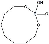 2-Hydroxy-1,3-dioxa-2-phosphacyclodecane 2-oxide Struktur