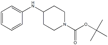 4-Anilinopiperidine-1-carboxylic acid tert-butyl ester Struktur