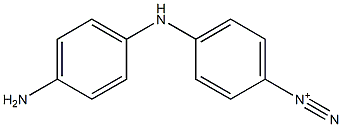 4-(4-Aminoanilino)benzenediazonium Struktur