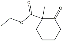 1-Methyl-2-oxocyclohexanecarboxylic acid ethyl ester Struktur