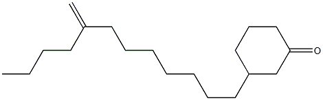 3-(8-Methylenedodecyl)cyclohexanone Struktur