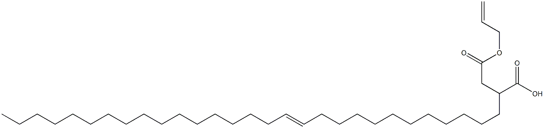 2-(12-Nonacosenyl)succinic acid 1-hydrogen 4-allyl ester Struktur