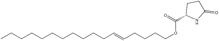 (S)-5-Oxopyrrolidine-2-carboxylic acid 5-heptadecenyl ester Struktur