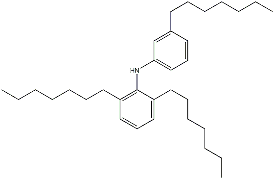 3,2',6'-Triheptyl[iminobisbenzene] Struktur