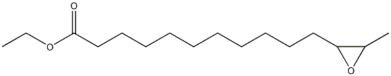 12,13-Epoxytetradecanoic acid ethyl ester Struktur