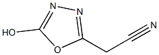 5-Cyanomethyl-1,3,4-oxadiazol-2-ol Struktur