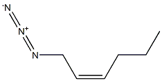 (Z)-1-Azido-2-hexene Struktur