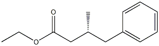 [R,(-)]-3-Methyl-4-phenylbutyric acid ethyl ester Struktur