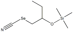 2-Trimethylsiloxybutyl selenocyanate Struktur