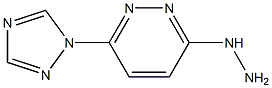 1-[6-(1H-1,2,4-Triazol-1-yl)pyridazin-3-yl]hydrazine Struktur