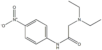 N-[4-Nitrophenyl]-2-(diethylamino)acetamide Struktur