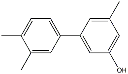 5-Methyl-3-(3,4-dimethylphenyl)phenol Struktur