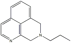 8,9-Dihydro-8-propyl-7H-benzo[de][1,7]naphthyridine Struktur