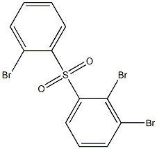 2,3-Dibromophenyl 2-bromophenyl sulfone Struktur