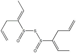 2-Propenyl(1-propenylsulfinyl) sulfide Struktur