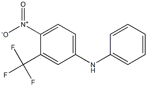 3-Trifluoromethyl-4-nitro-N-phenylbenzenamine Struktur