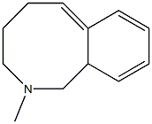 (6E)-2-Methyl-1,2,3,4,5,10a-hexahydro-2-benzazocine Struktur