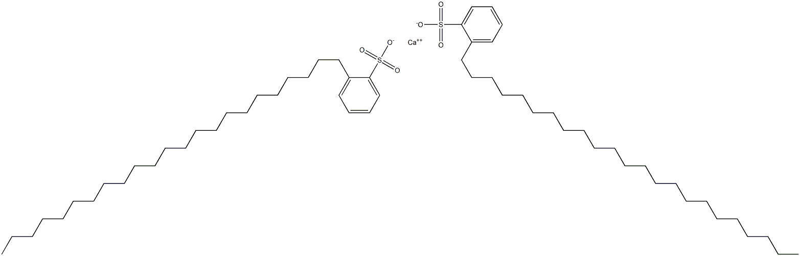 Bis(2-tricosylbenzenesulfonic acid)calcium salt Struktur