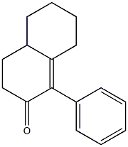 4,4a,5,6,7,8-Hexahydro-1-phenylnaphthalen-2(3H)-one Struktur