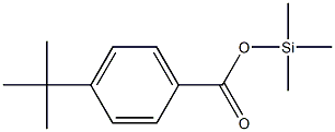 p-tert-Butylbenzoic acid trimethylsilyl ester Struktur