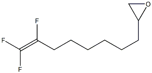 1,1,2-Trifluoro-9,10-epoxy-1-decene Struktur